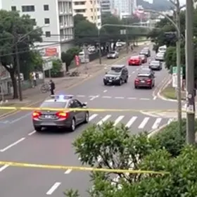 tiroteio na Avenida Faria Lima