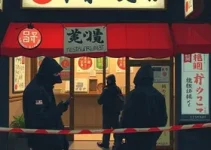 arrastão em restaurante japonês