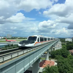 monotrilho até o Aeroporto de Congonhas