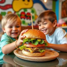hamburguerias em SP para ir com crianças
