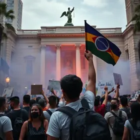 manifestação estudantil