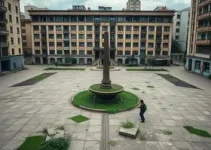 praça abandonada