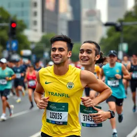 dobradinha brasileira na nike sp city marathon