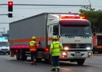 operação para retirar caminhão do Choque