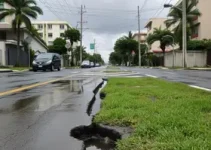 vazamento de água na Avenida Morumbi