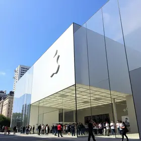 inauguração loja Apple SP