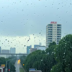 chuva no Morumbi