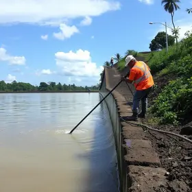 lavagem de reservatório